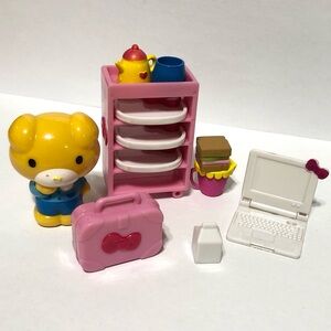 4/$20 Hello Kitty Jody Puppy Dog Food Service Set